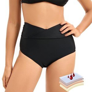 Leakproof High Waisted Bikini Bottom for Women
