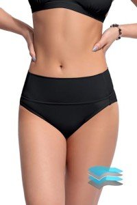 Stylish Leakproof High-Waisted Period Swimwear Bottoms