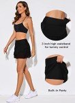 Layered Ruffle Swimdress Skirt for Women - Black