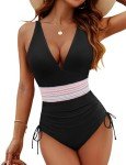 Blooming Jelly Women's Tummy Control One-Piece Swimsuit