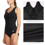 Baleaf Women's U-Neck Tummy Control Swimsuit