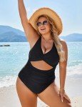 Blooming Jelly Women's Tummy Control One-Piece Swimsuit