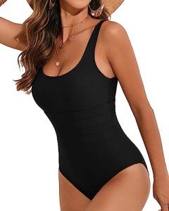 Cromi Women's Tummy Control One-Piece Swimsuit