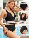 Blooming Jelly Women's Tummy Control One-Piece Swimsuit