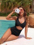Blooming Jelly Women's Tummy Control One-Piece Swimsuit