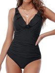 LAPHEE ROSE Women's One-Piece Tummy Control Swimsuit