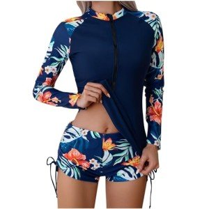 Trendy Women's Two-Piece UV Protection Swim Set