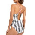 YNIQUE Women's V Neck Tummy Control Swimsuit