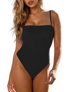 Relleciga Women's Black One-Piece Bathing Suit