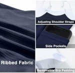 Athletic One-Piece Tummy Control Swim Dress - Navy