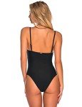 Relleciga Women's Black One-Piece Bathing Suit