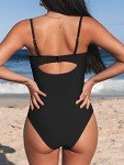 CUPSHE Women's Twist Front Cutout One Piece Swimsuit