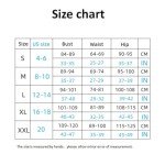 Effnny Women's V-Neck High Waist Swimdress