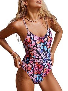 CUPSHE Women's Cutout V Neck Tummy Control Swimsuit
