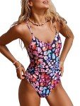CUPSHE Women's Cutout V Neck Tummy Control Swimsuit