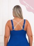 LAPHEE ROSE Plus Size Tummy Control One Piece Swimsuit