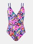 CUPSHE Women's Pink Floral One Piece Swimsuit