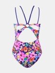 CUPSHE Women's Pink Floral One Piece Swimsuit