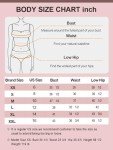 LAPHEE ROSE Women's Stylish Tummy Control One-Piece Swimsuit