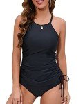 Flomeria Women's Tummy Control Tankini Swimsuit