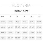 Flomeria Women's Tummy Control Tankini Swimsuit