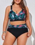 Hanna Nikole Plus Size High Waisted Bikini Set