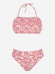 CUPSHE Women’s Coral Floral Two-Piece Bikini Set