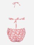 CUPSHE Women’s Coral Floral Two-Piece Bikini Set