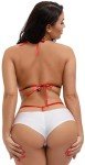 Red Halter Neck Bikini Set for Women