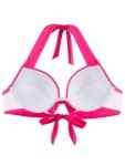 Hot Pink Push-Up Bikini Top for Women Size L