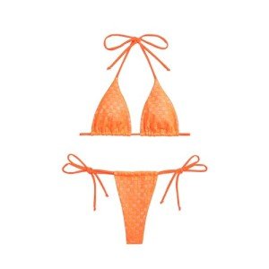 Silkglory Women's Glitter Triangle Bikini Set