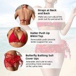 Century Star Women's 3-Piece Butterfly Bikini Set