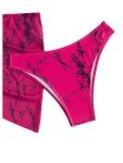 Hot Pink 3-Piece Women's Halter Bikini Set