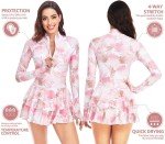 Women's Long Sleeve UPF 50+ Rash Guard Swim Shirt