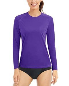 Women's Long Sleeve UV Protection Summer Swim Shirt