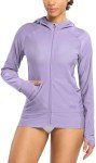 TSLA Women's UPF 50+ Zip Front Hoodie