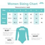 Coral Long Sleeve Women's UV Protection Swimsuit