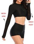 JadeRich Women's Long Sleeve Tankini Swimsuit Set
