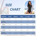 Durio Women's Long Sleeve One Piece Swimsuit