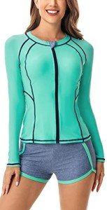 FEOYA Women's 2-Piece UPF 50+ Rash Guard Set