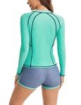 FEOYA Women's 2-Piece UPF 50+ Rash Guard Set