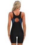 Loloda Women's Athletic Rashguard One-Piece Swimsuit