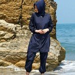 Modest 4-Piece Long Sleeve Islamic Swimsuit