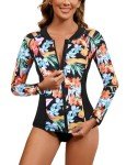 Luranee Women's Long Sleeve UV Protection Swim Shirts