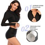 NESY Women's Long Sleeve Two-Piece Surf Swimsuit