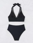 High Waisted Tummy Control 2 Piece Bikini Set