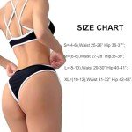 Color Block Low Rise Bikini Bottoms for Women
