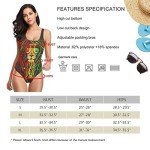 Rasta Lion High Leg Women's One-Piece Swimsuit
