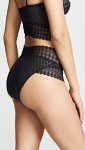 Cosabella Black Lunna High Leg Bikini for Women