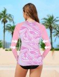 Plus Size Long Sleeve Swim Top for Women